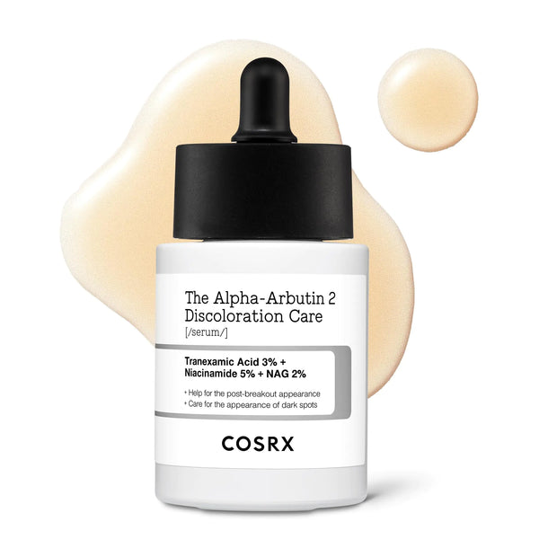COSRX 2% Alpha Arbutin Discoloration Care Face Serum with Niacinamide Glutathione & Tranexamic Acid 1.7 fl oz – Serum for Face Korean Skin Care